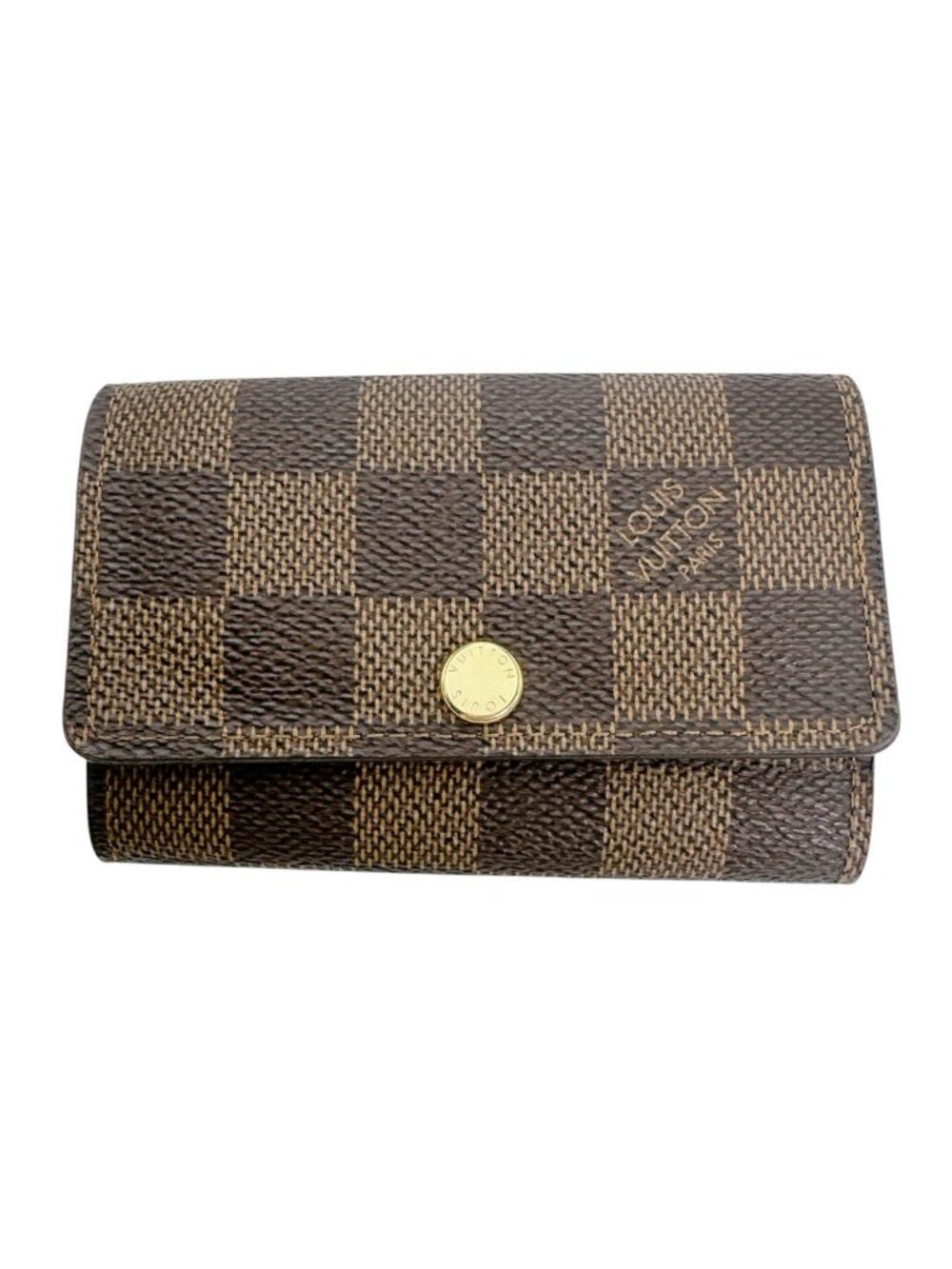 Louis Vuitton Monogram Key Case Multicles 6 Brown Key Holder